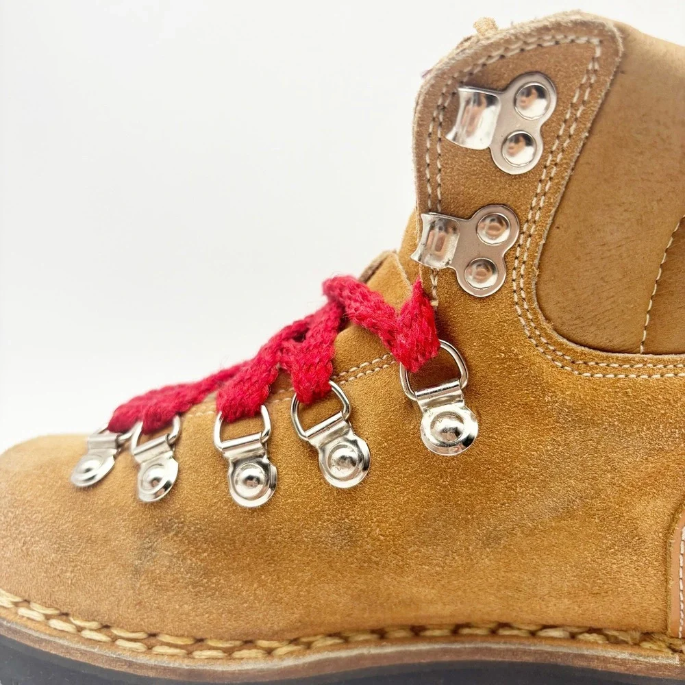 Kinney Shoes Vintage Colorado Brown Suede Italian Hiking Boots Size 5